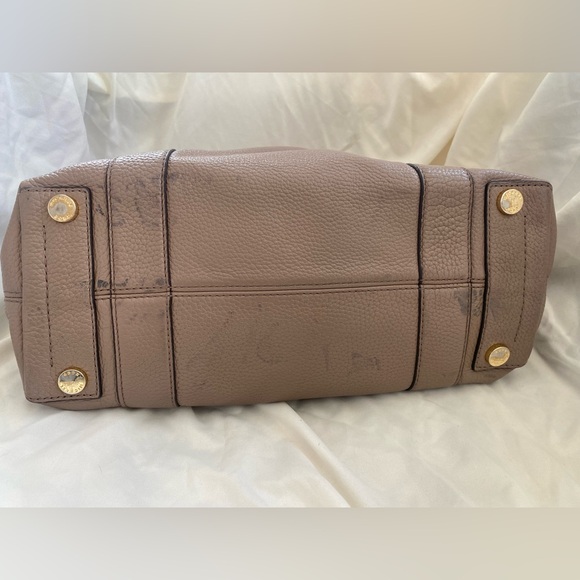 Michael Kors‎ Naomi Taupe Leather Satchel with Braided Handle - Picture 8 of 8